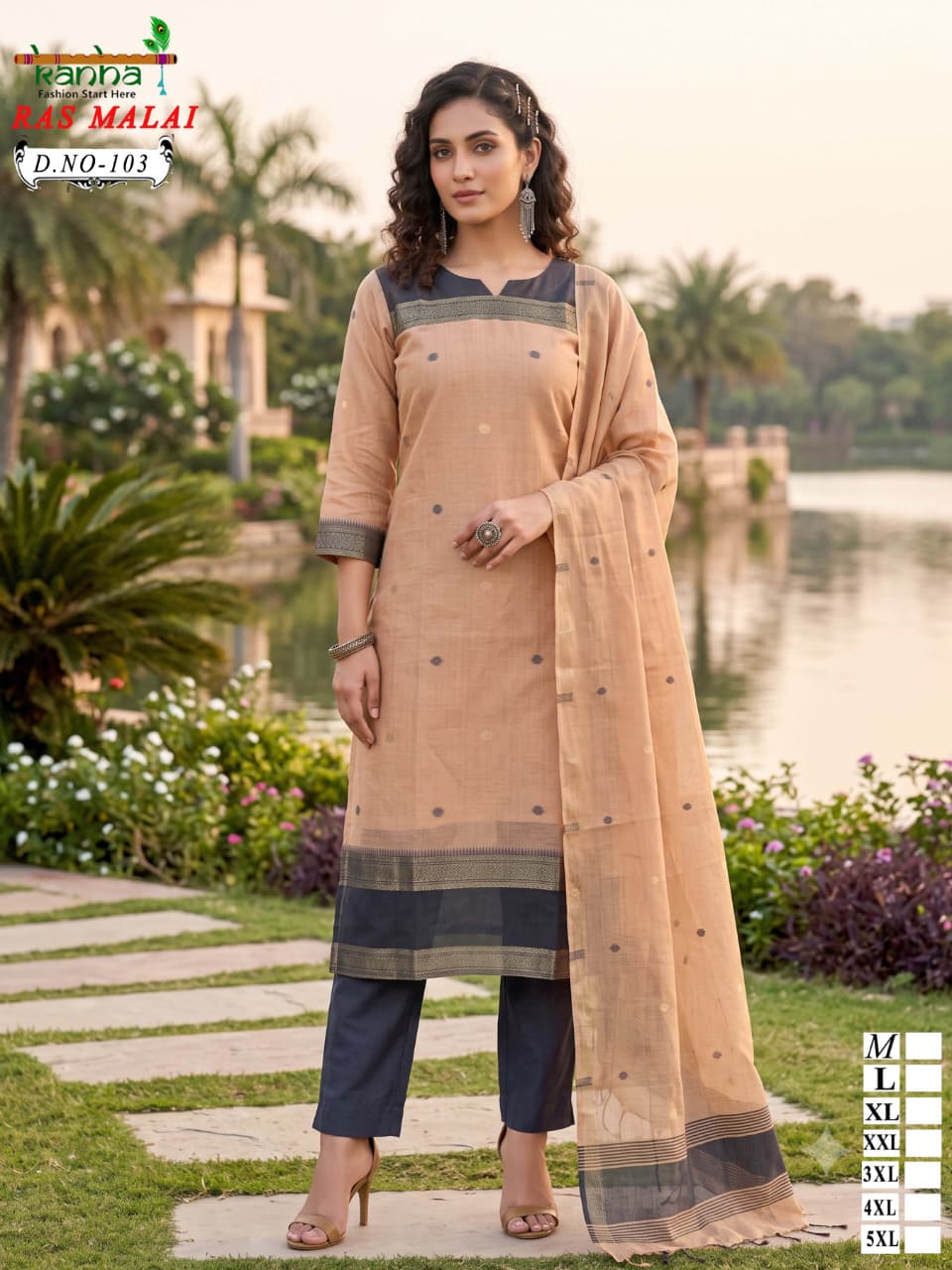 Rasmalai Kanha Readymade Pant Style Suits Manufacturer India