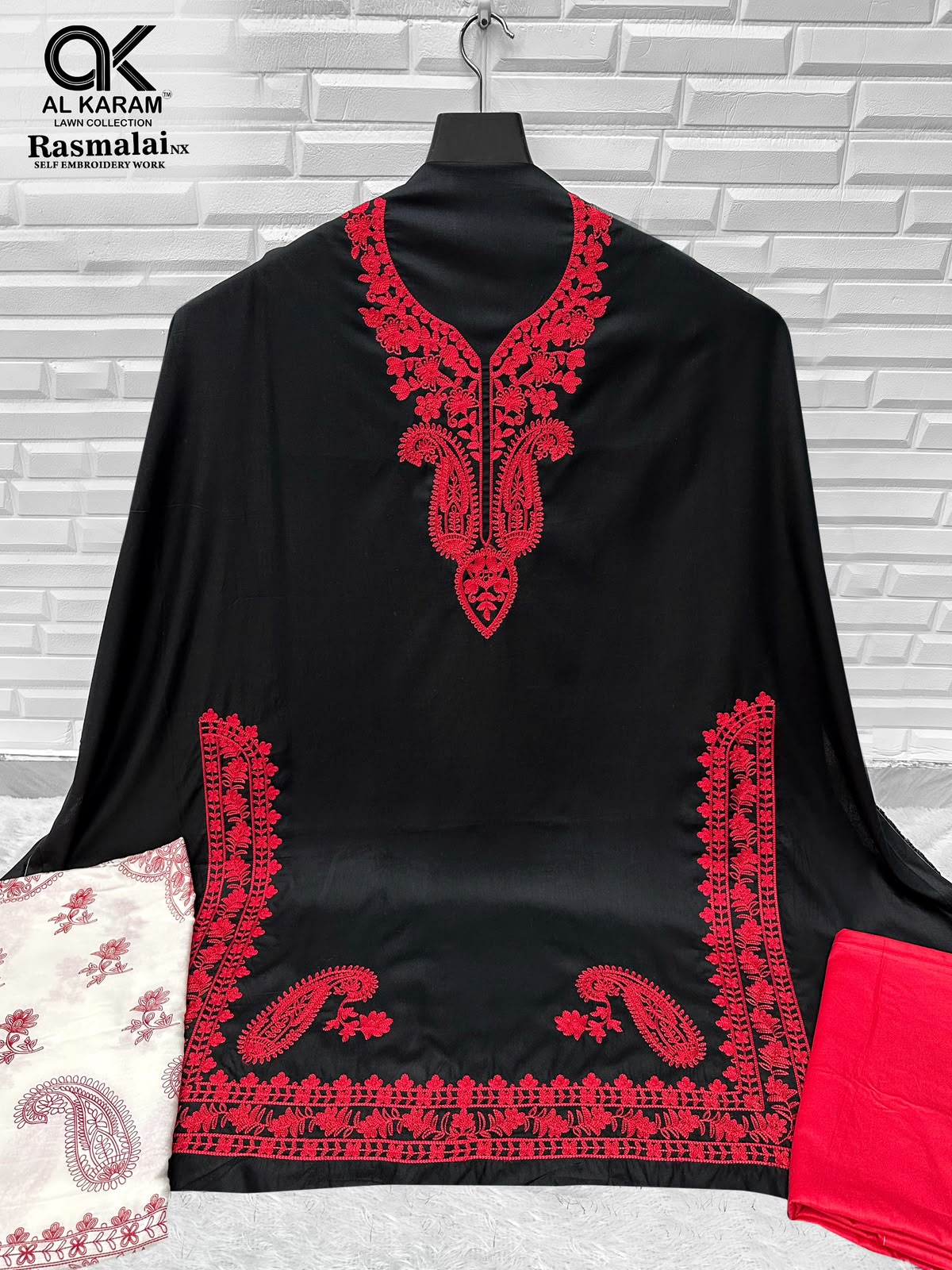 Rasmalai Nx Al Karam Rayon Karachi Salwar Suits Wholesale Rate