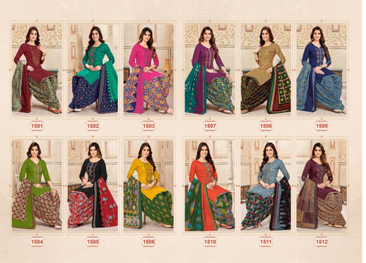 Raspberry Vol 15 Balaji Premium Cotton Cotton Dress Material