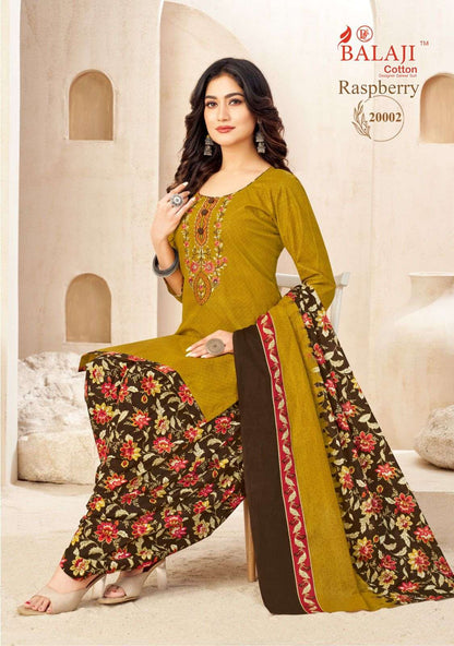 Raspberry Vol 20 Balaji Cotton Dress Material Manufacturer India