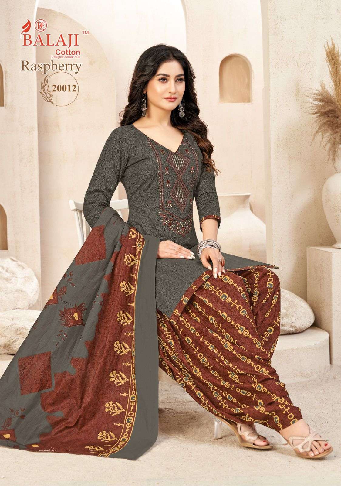 Raspberry Vol 20 Balaji Cotton Dress Material Manufacturer India