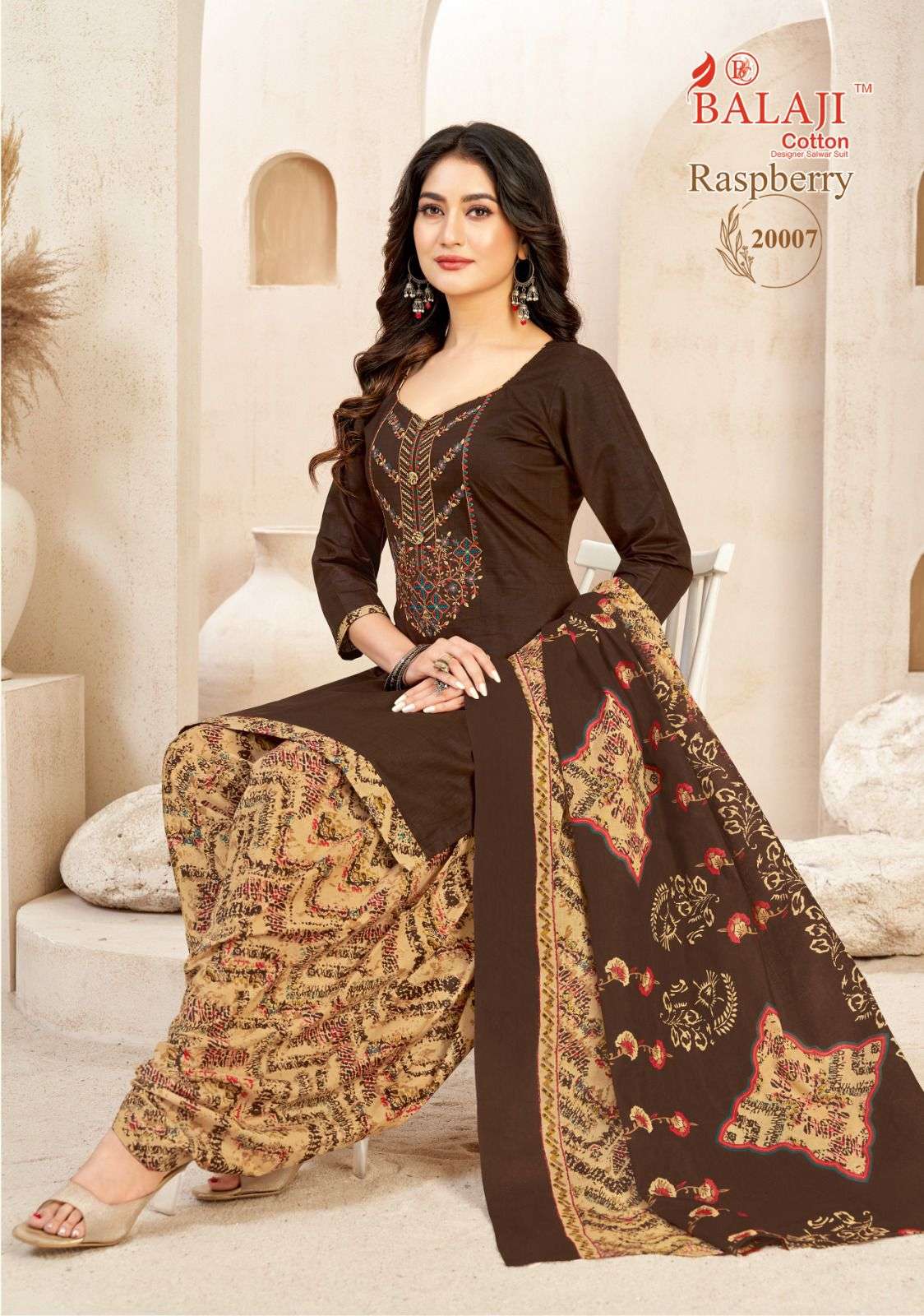 Raspberry Vol 20 Balaji Cotton Dress Material Manufacturer India