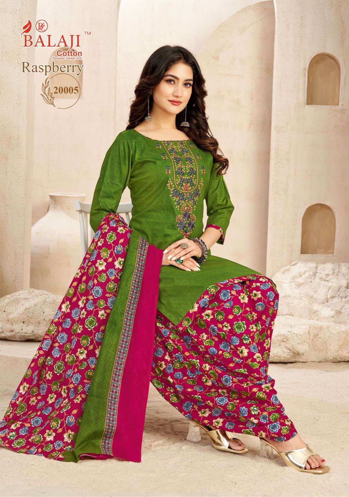 Raspberry Vol 20 Balaji Cotton Dress Material Manufacturer India