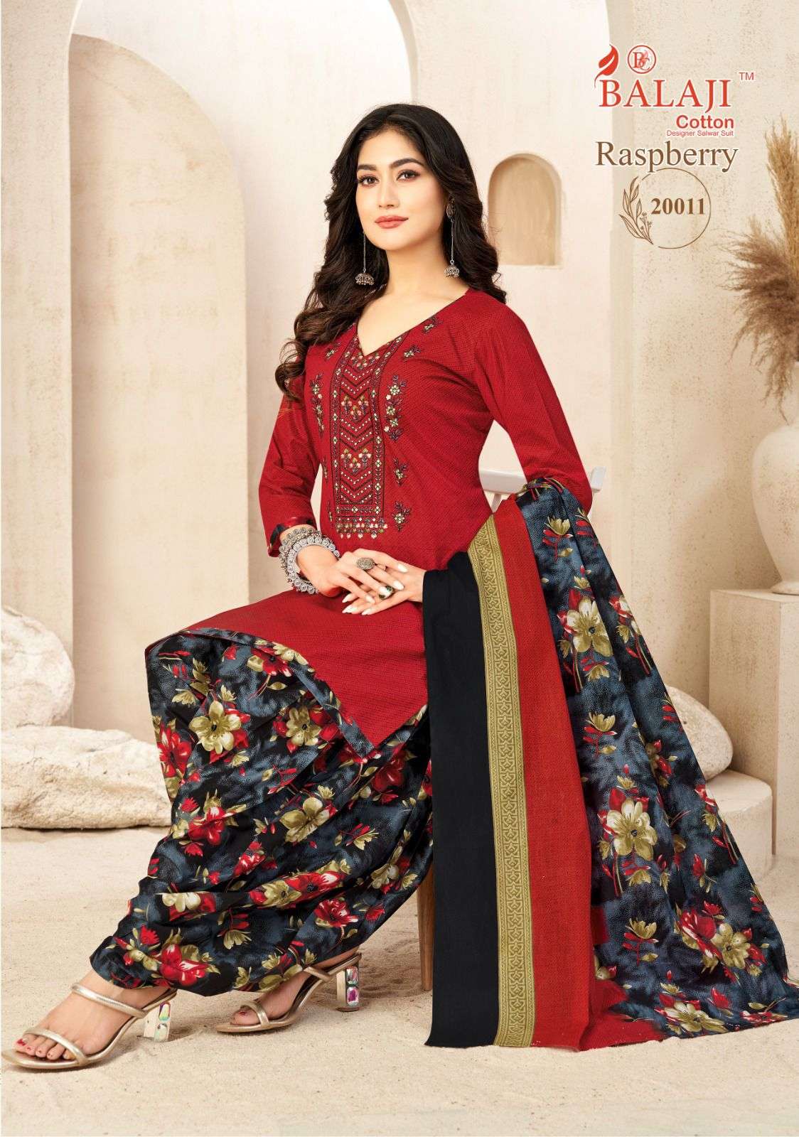 Raspberry Vol 20 Balaji Cotton Dress Material Manufacturer India