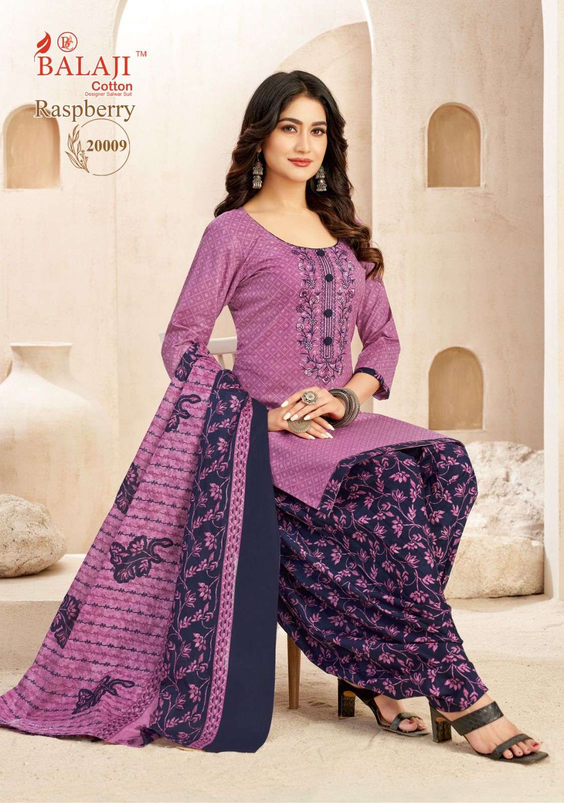 Raspberry Vol 20 Balaji Cotton Dress Material Manufacturer India