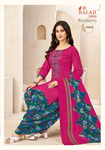 Raspberry Vol 20 Balaji Cotton Dress Material Manufacturer India