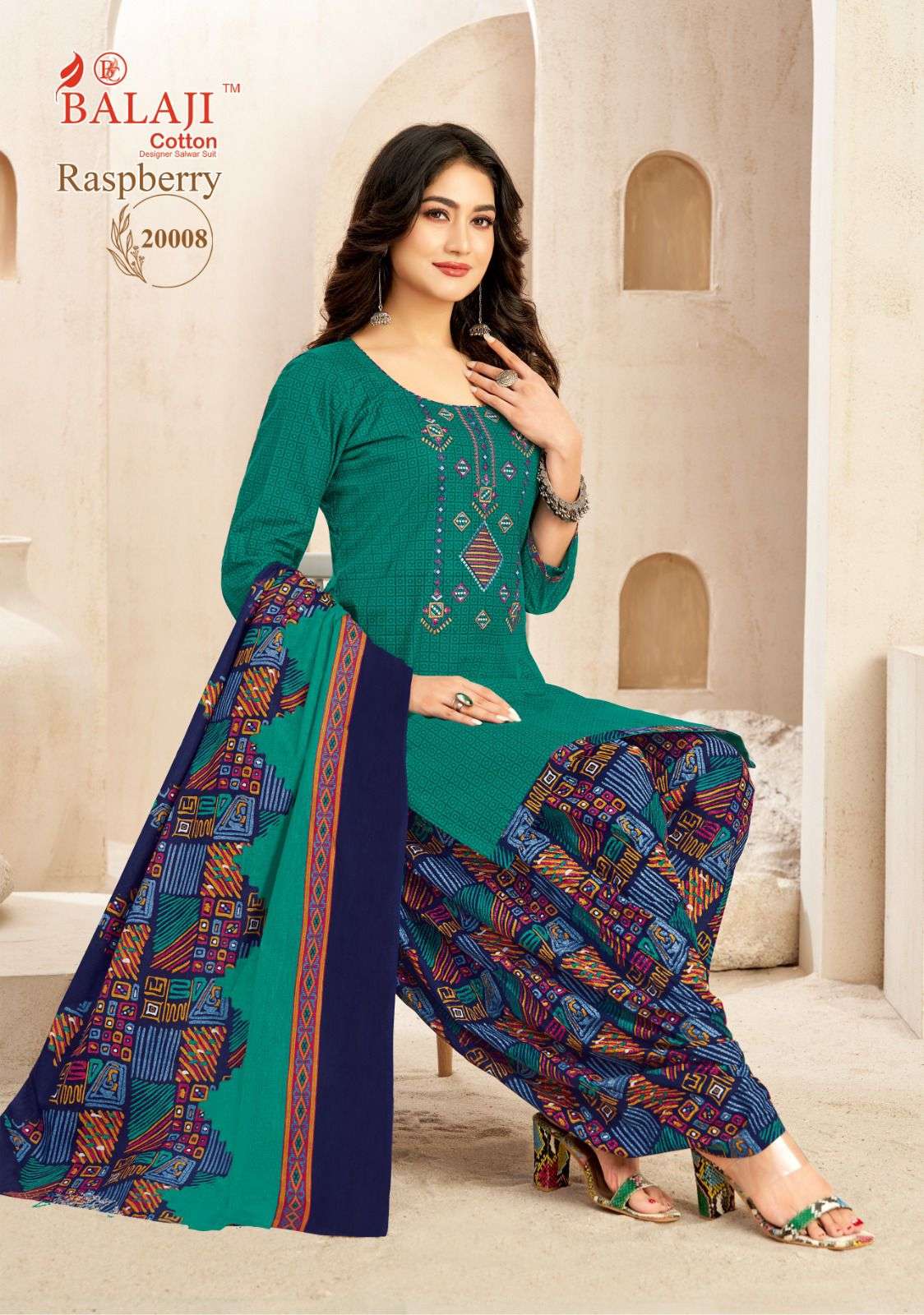 Raspberry Vol 20 Balaji Cotton Dress Material Manufacturer India