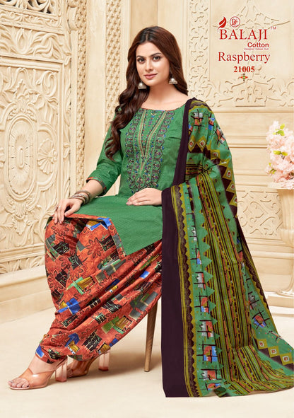Raspberry Vol 21 Balaji Cotton Dress Material Supplier Gujarat