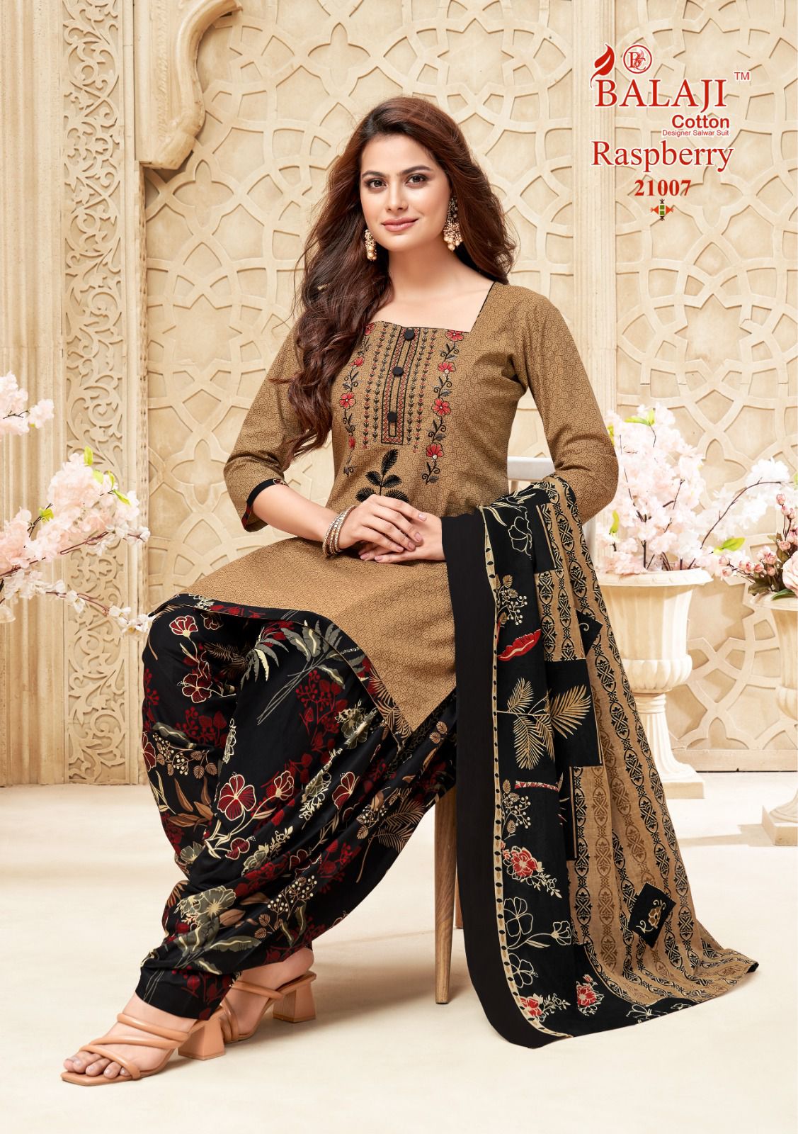 Raspberry Vol 21 Balaji Cotton Dress Material Supplier Gujarat
