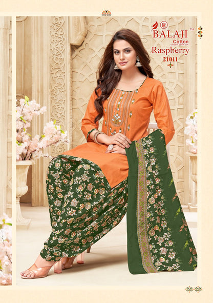 Raspberry Vol 21 Balaji Cotton Dress Material Supplier Gujarat