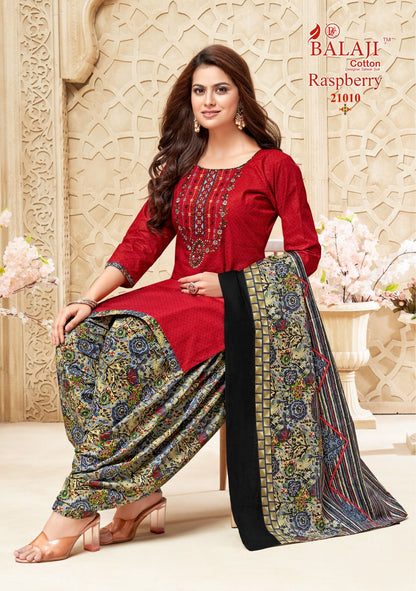 Raspberry Vol 21 Balaji Cotton Dress Material Supplier Gujarat