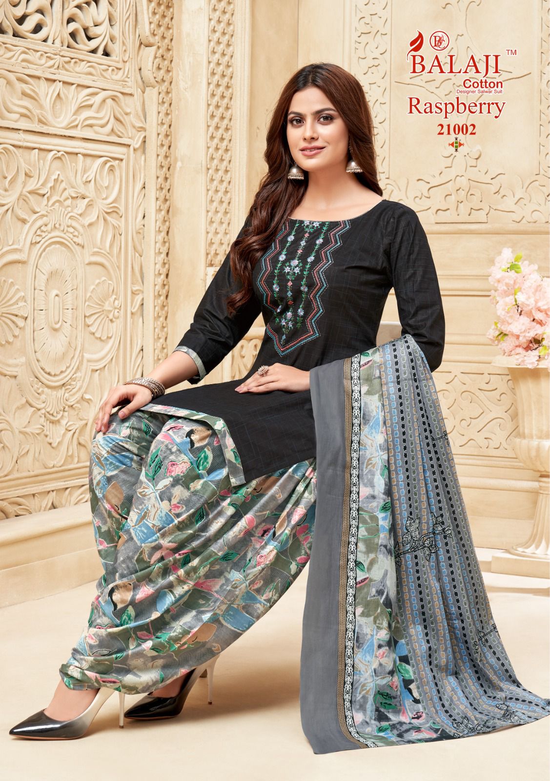Raspberry Vol 21 Balaji Cotton Dress Material Supplier Gujarat