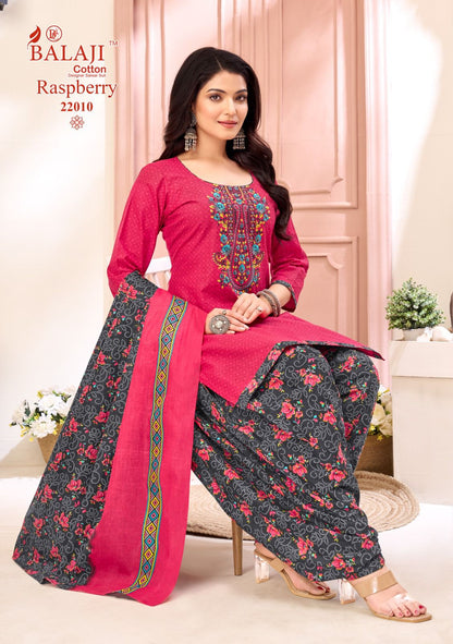 Raspberry Vol 22 Balaji Cotton Dress Material Wholesaler Ahmedabad