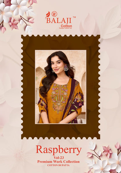 Raspberry Vol 23 Balaji Cotton Dress Material Supplier