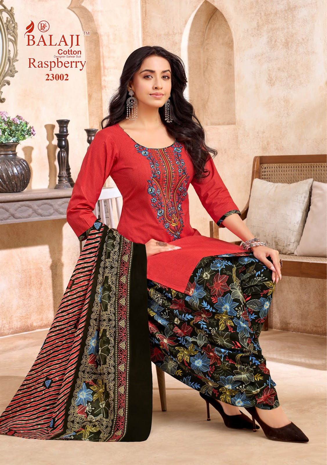 Raspberry Vol 23 Balaji Cotton Dress Material Supplier