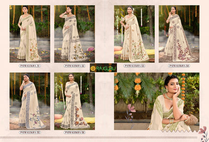 Rathotsav Patralekha Rajguru Tusser Silk Sarees Exporter India