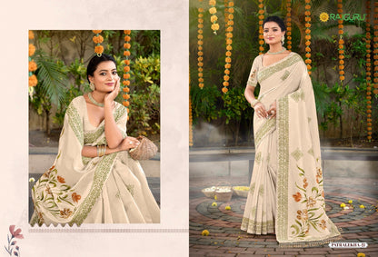 Rathotsav Patralekha Rajguru Tusser Silk Sarees Exporter India