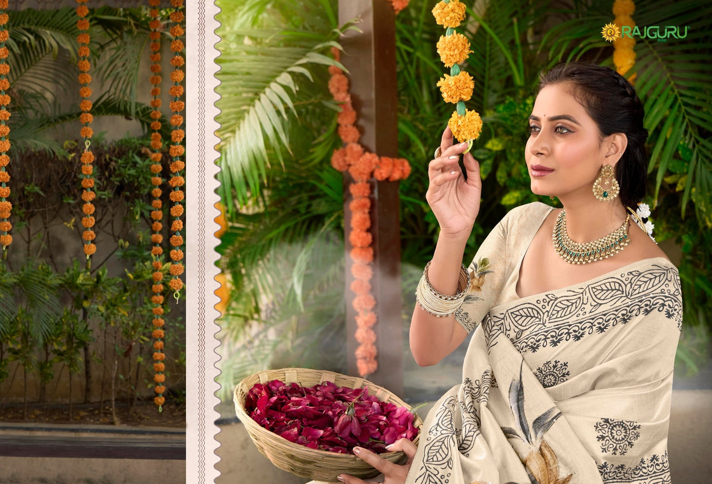 Rathotsav Patralekha Rajguru Tusser Silk Sarees Exporter India