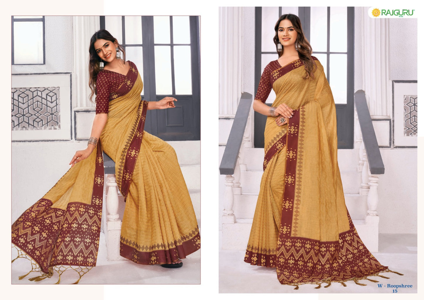 Rathotsav Roopshree Rajguru Cotton Sarees Manufacturer Gujarat