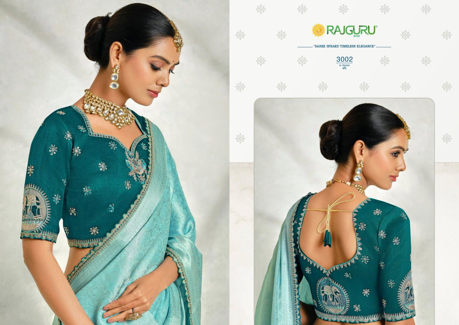 Rathotsav Ruchi Rajguru Silk Sarees Wholesaler Ahmedabad