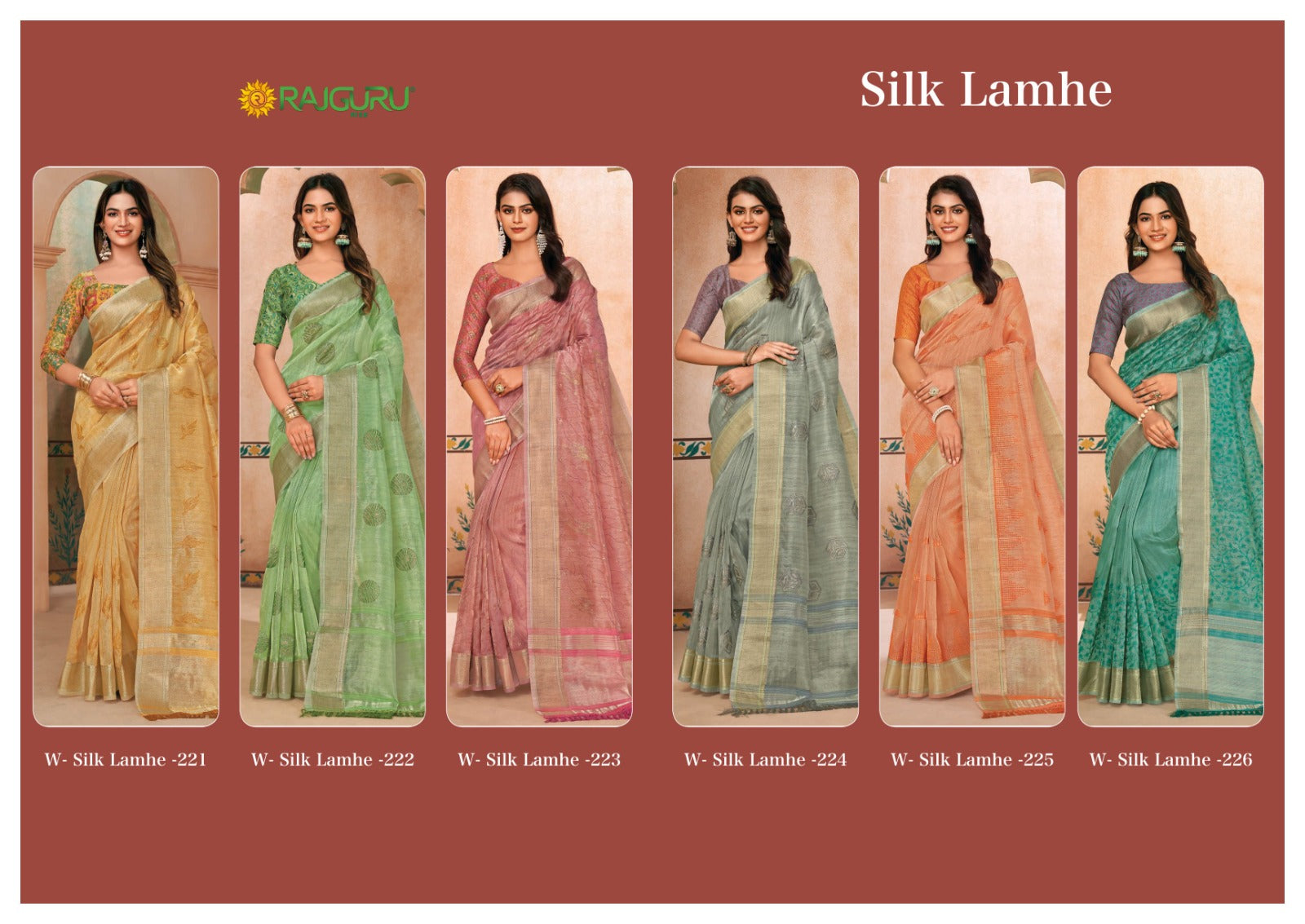 Rathotsav Silk Lamhe Rajguru Linen Sarees Manufacturer Ahmedabad