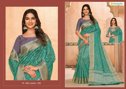 Rathotsav Silk Lamhe Rajguru Linen Sarees Manufacturer Ahmedabad