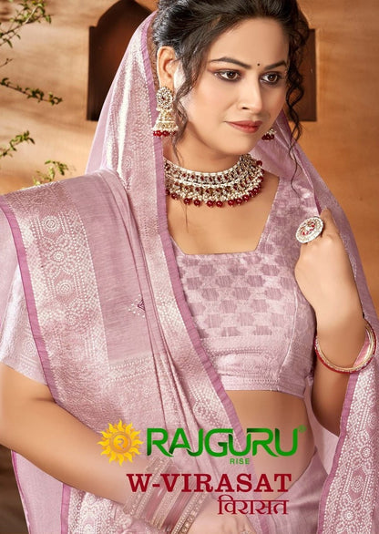 Rathotsav Virasat Rajguru Linen Sarees Supplier Ahmedabad
