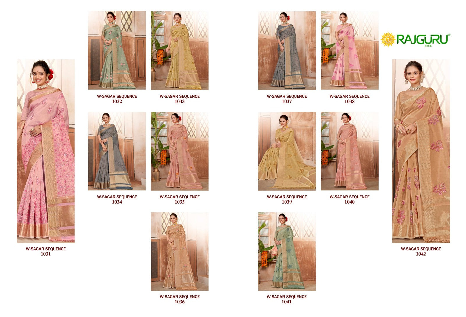 Rathotsav W Sagar Sequence Rajguru Cotton Sarees Exporter