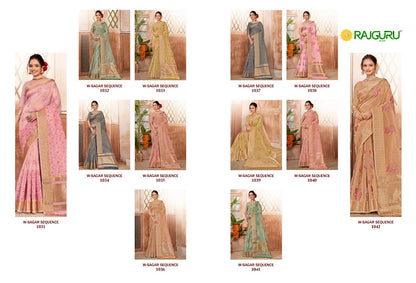 Rathotsav W Sagar Sequence Rajguru Cotton Sarees Exporter