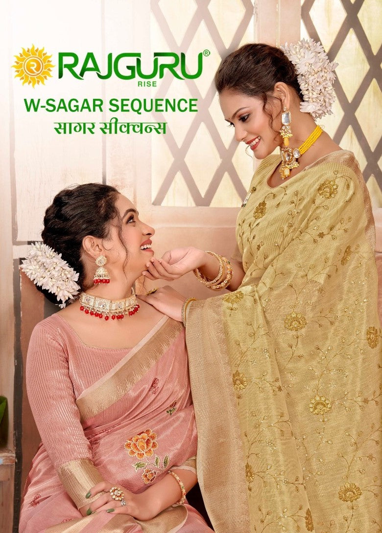 Rathotsav W Sagar Sequence Rajguru Cotton Sarees Exporter