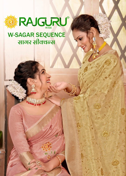 Rathotsav W Sagar Sequence Rajguru Cotton Sarees Exporter