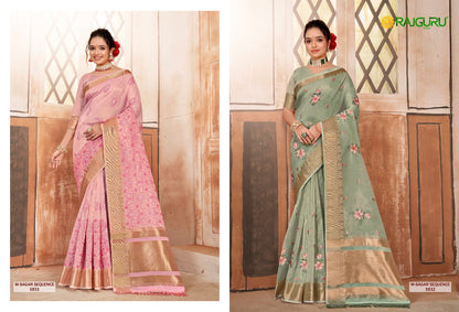 Rathotsav W Sagar Sequence Rajguru Cotton Sarees Exporter