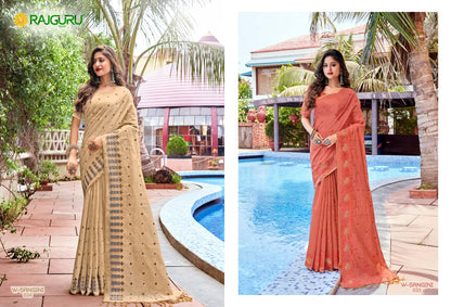 Rathotsav W Sangini Rajguru Chanderi Sarees Supplier