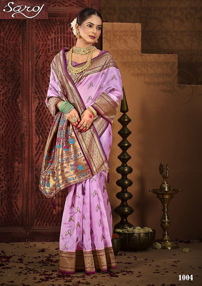 Ratnagiri Saroski 4 Saroj Organza Silk Sarees Wholesaler
