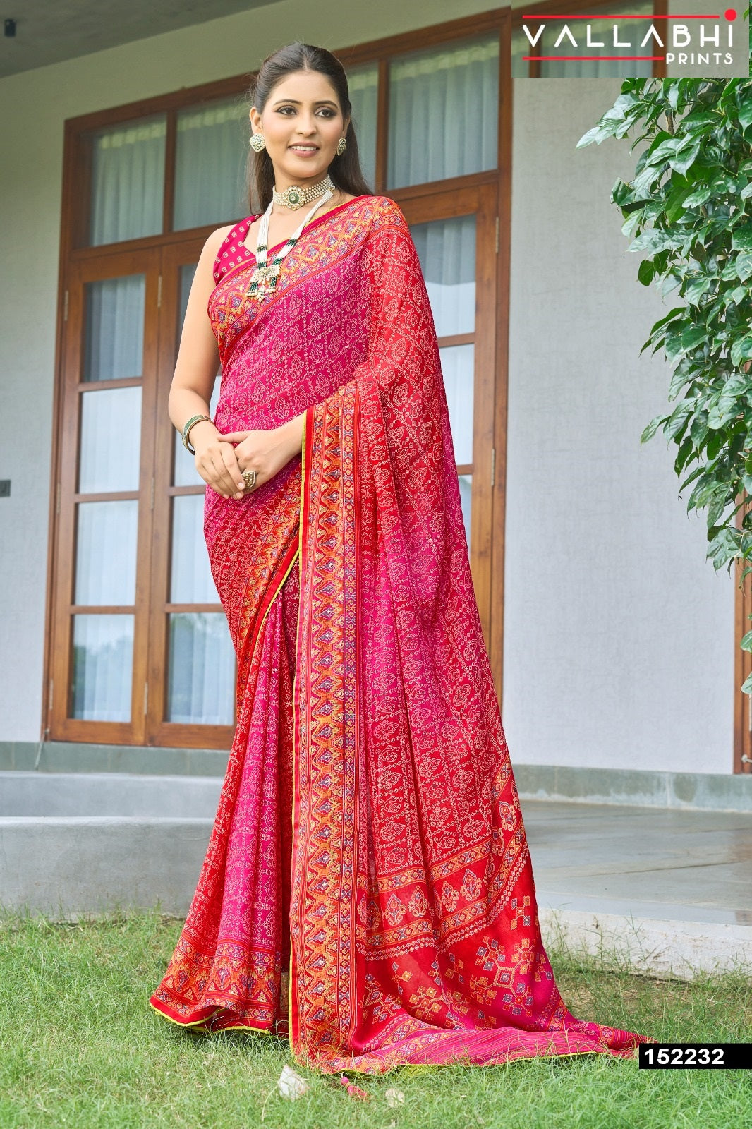 Ratnajyoti Vol 21 Vallabhi Prints Moss Sarees Supplier Ahmedabad