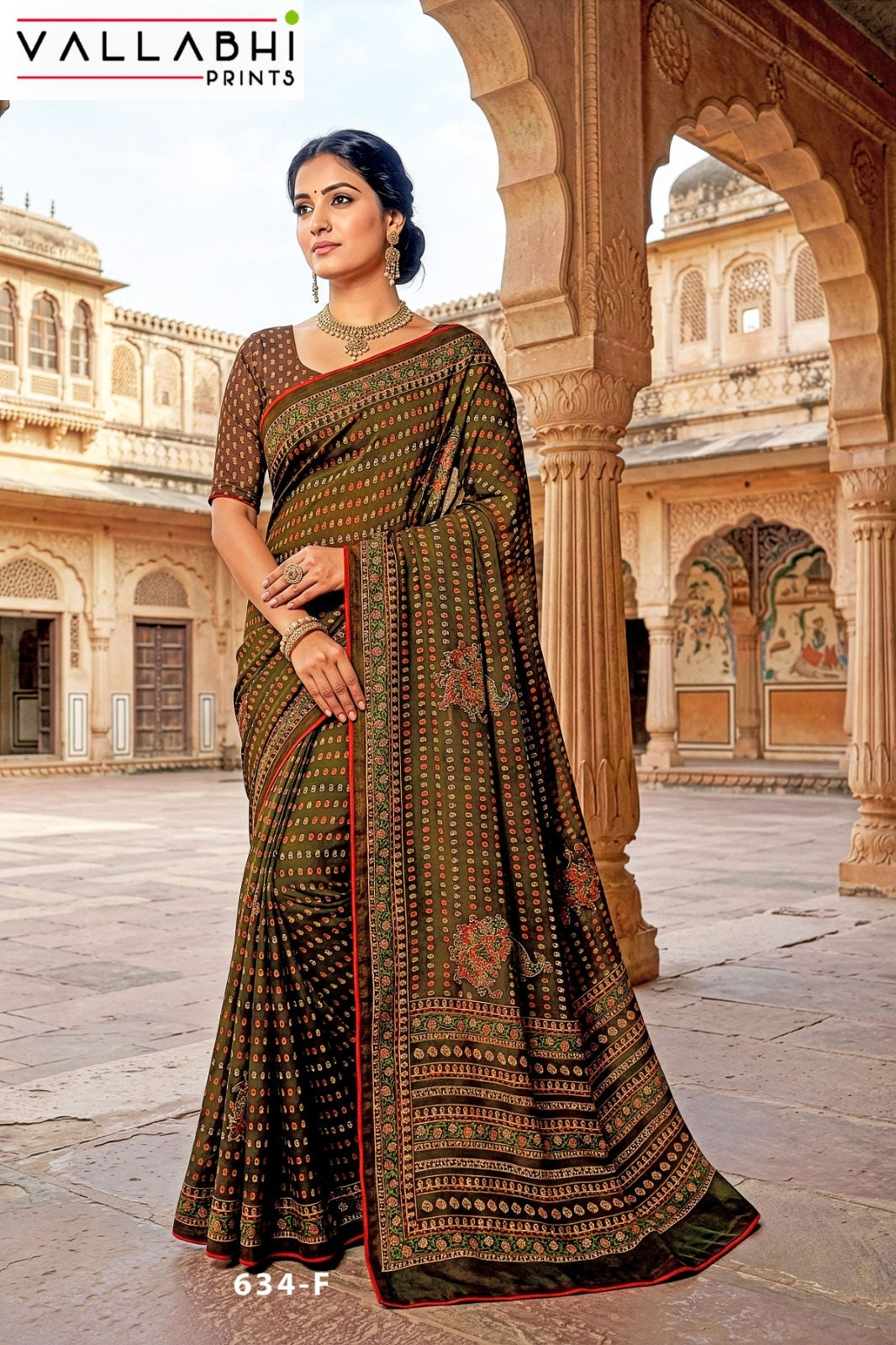 Ratnajyoti Vol 28 Vallabhi Prints Moss Georgette Sarees Exporter Ahmedabad