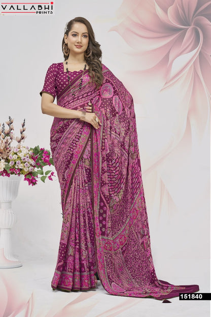 Ratnajyoti Vol 5 Vallabhi Prints Moss Sarees Manufacturer
