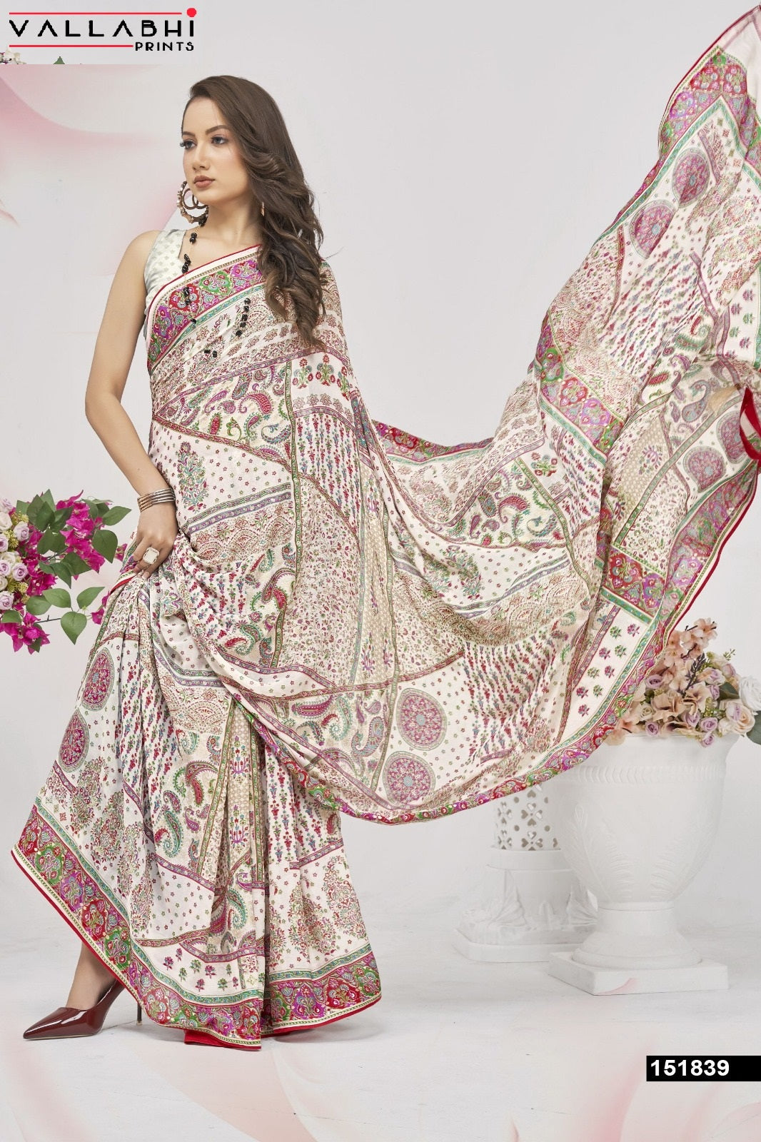Ratnajyoti Vol 5 Vallabhi Prints Moss Sarees Manufacturer