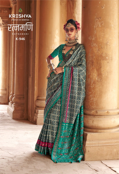 Ratnamani 945-950 Kreshva Pv Silk Sarees Wholesaler