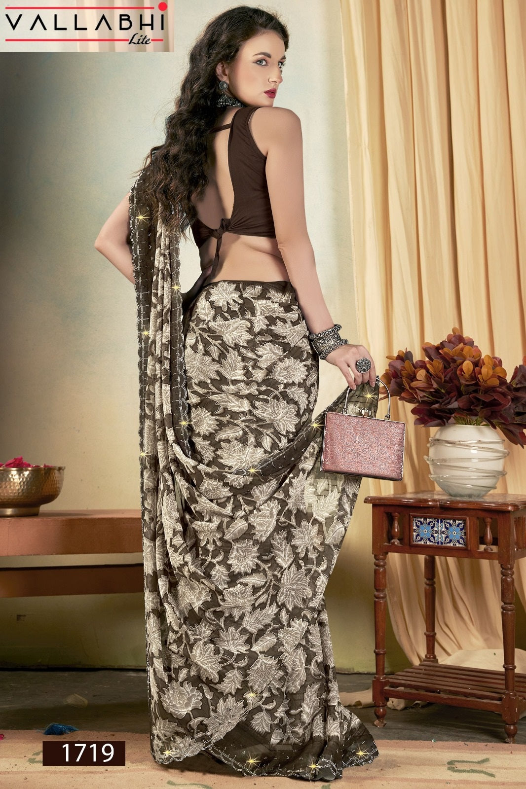 Ratnarupa Vallabhi Lite Georgette Sarees Wholesaler Ahmedabad