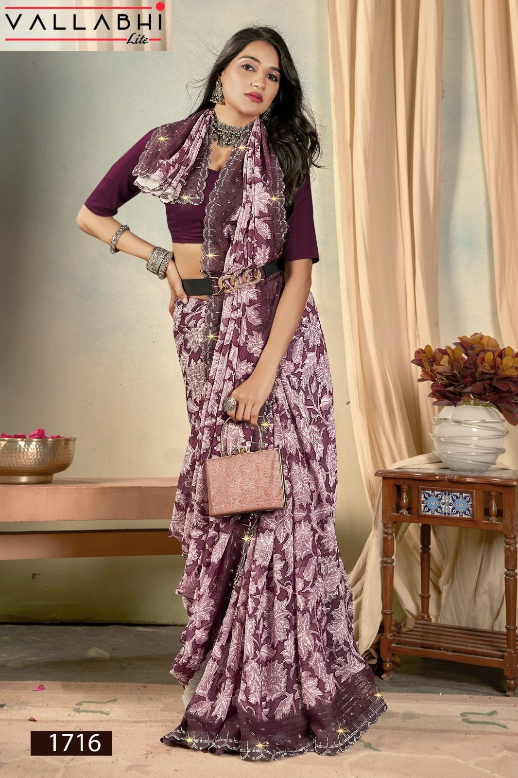 Ratnarupa Vallabhi Lite Georgette Sarees Wholesaler Ahmedabad