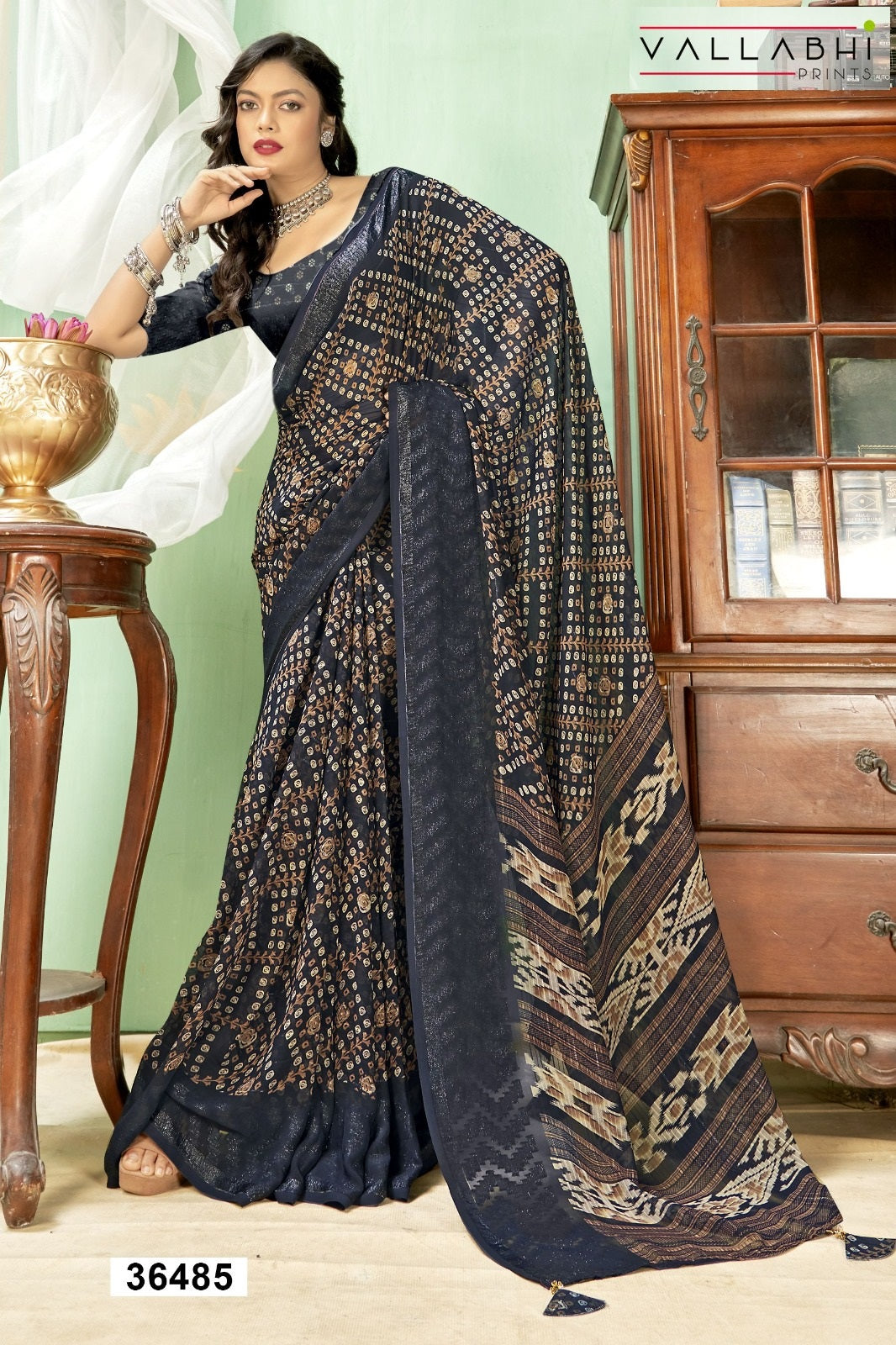 Ratnavali Vol 11 Vallabhi Prints Georgette Sarees Wholesale Price