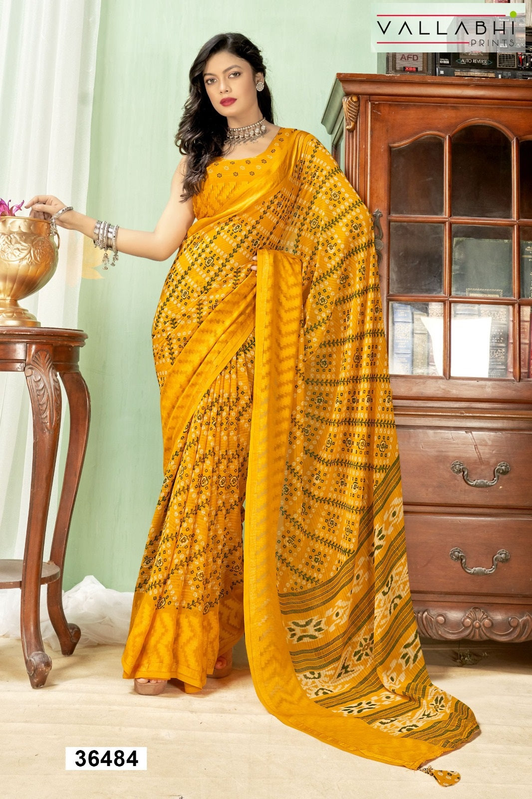 Ratnavali Vol 11 Vallabhi Prints Georgette Sarees Wholesale Price