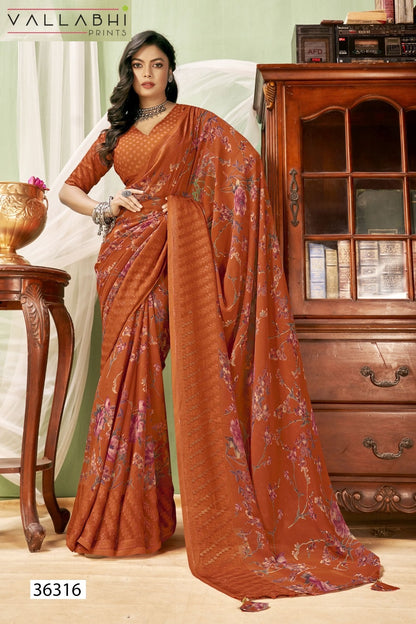 Ratnavali Vol 13 Vallabhi Prints Georgette Sarees Manufacturer India