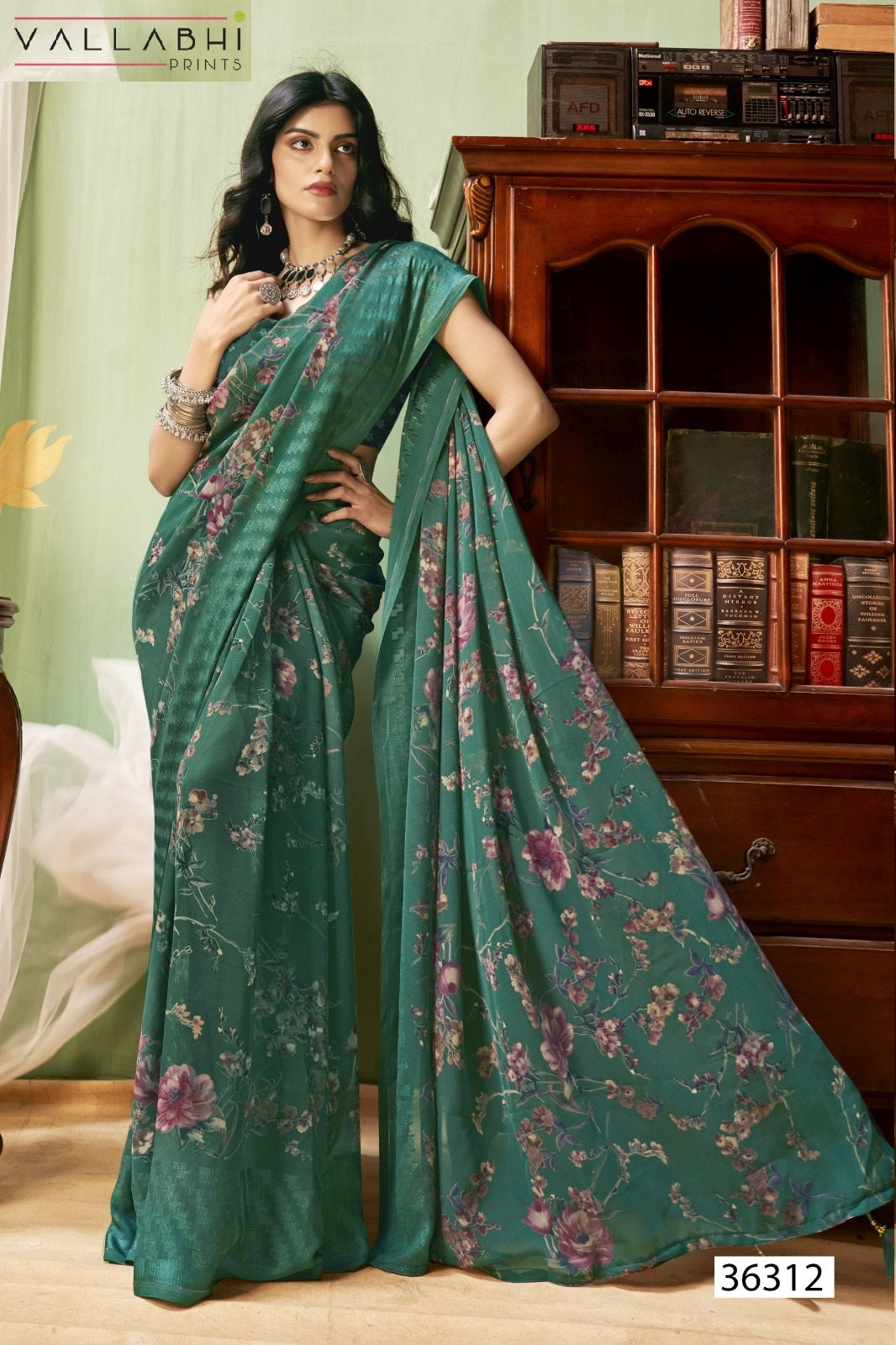 Ratnavali Vol 13 Vallabhi Prints Georgette Sarees Manufacturer India