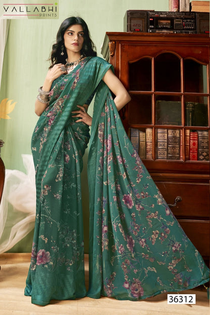 Ratnavali Vol 13 Vallabhi Prints Georgette Sarees Manufacturer India