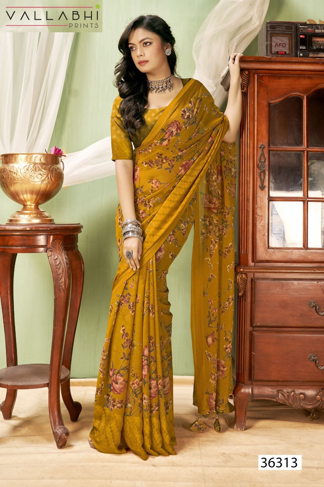 Ratnavali Vol 13 Vallabhi Prints Georgette Sarees Manufacturer India