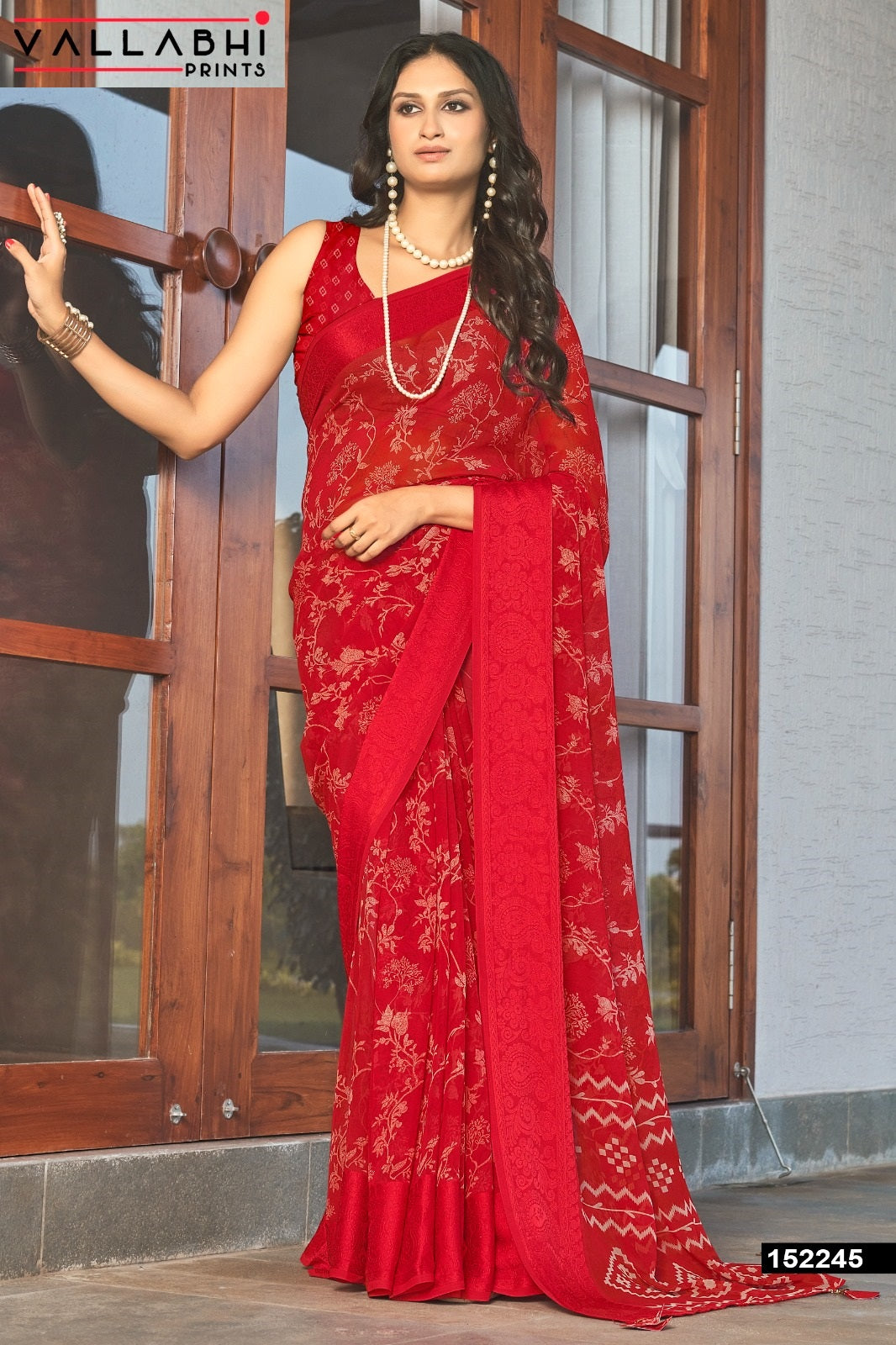 Ratnavali Vol 14 Vallabhi Prints Georgette Sarees Supplier India