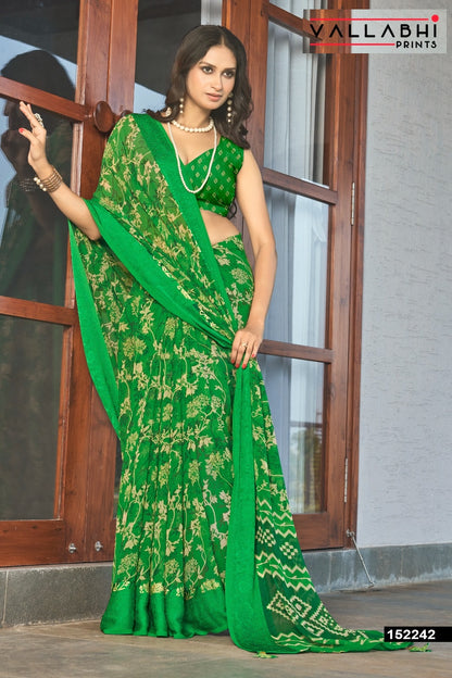 Ratnavali Vol 14 Vallabhi Prints Georgette Sarees Supplier India