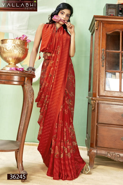 Ratnavali Vol 9 Vallabhi Prints Georgette Sarees Supplier